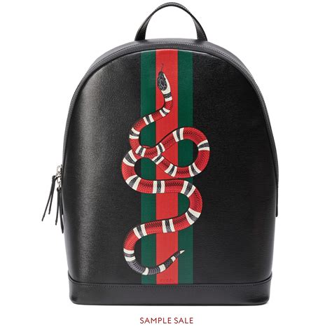 gucci snake supreme backpack|gucci male backpacks.